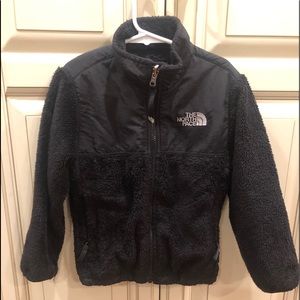 North face girls “furry” fleece xs